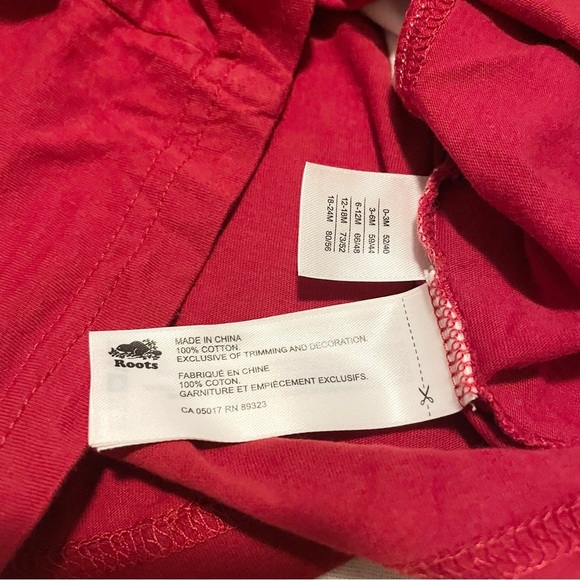Roots Canada Baby Tshirt Size 6-12 Month Short Sleeve Tee - Picture 8 of 16